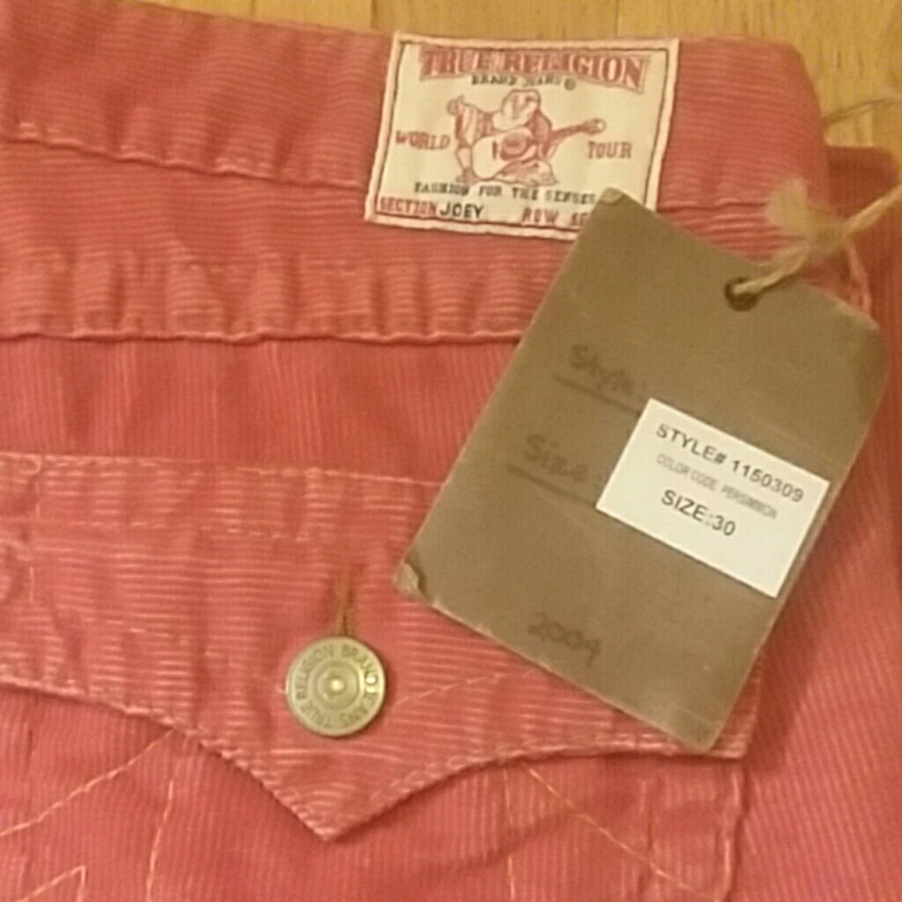 True Religion Joey Twisted Flare Corduroys